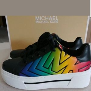 michael kors ashlyn platform sneakers